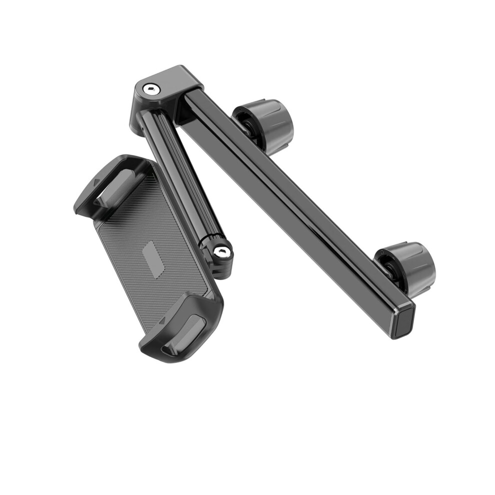 Adjustable Car Headrest Phone Mount Foldable Aluminum Alloy Rear Seat Phone Holder Compatible With Most Smartphones 9016109895738