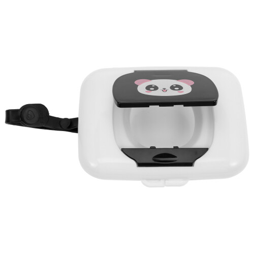 Boîte De 1Distributeur De Lingettes Bébé Portable En PP Blanche