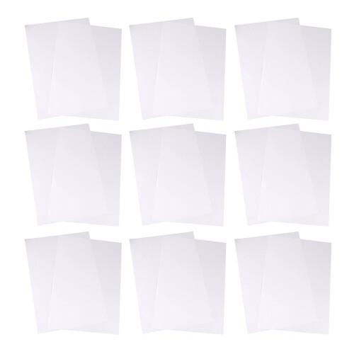 100 vel A4 wit losmakend papier, dubbelzijdig antikleef