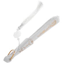 elegante kant handventje met kwast, opvouwbaar voor gebruik en decor