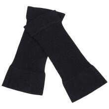 1Paar Zwarte Armslankende Compressiemouwen Stretch Voor Training