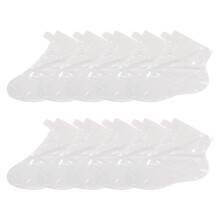 50St Ademend Wegwerp Voetbescherming Voetmasker Spa Wit Plastic