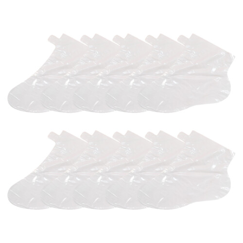 50Pièces Protections Pieds Jetables Cpe Blanches Spa