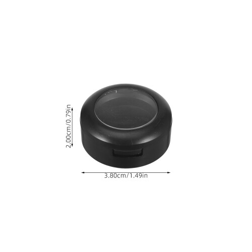 10St Zwart Plastic Oogschaduw Opbergcase Blush Make-Up Organisator 1