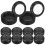 10St Zwart Plastic Oogschaduw Opbergcase Blush Make-Up Organisator 1