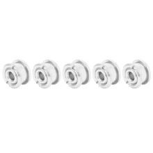 Titanium-Farbene Kettenblattschrauben & Muttern für Rennrad 8x4mm, 5 Stück