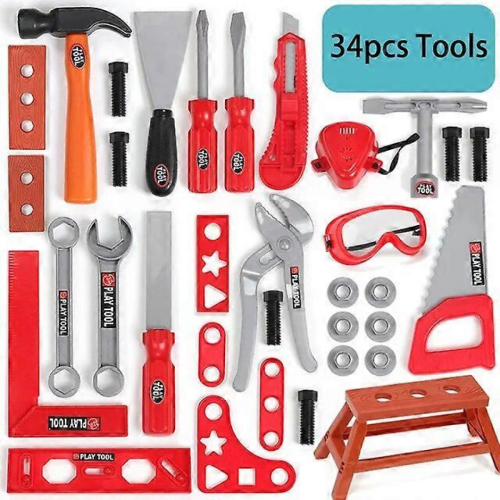 Children's Toolbox Engineer Simulation Repair Tools Pretend Toy ...