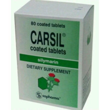 CARSIL 80 tablets (Silymarin) by SOPHARMA - Liver Protection Natural Product