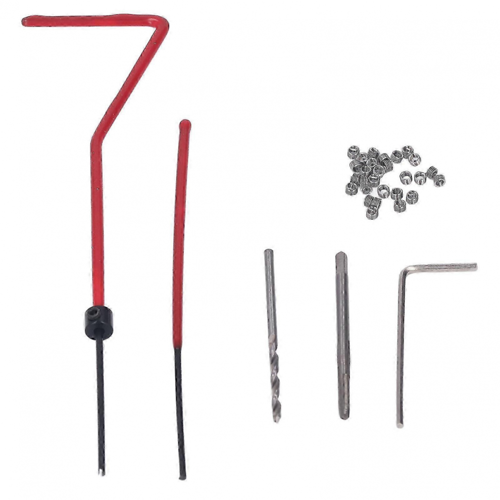 Thread Repair Kit Complete High Strength Drill Repair Kit For Repairing Damaged Threads M6x1 7632237808703