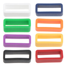 8Stk Uhrenarmband Schlaufen Silikon Ringe Vielseitig Komfortabel