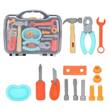 Kids Tool Set Kits, Simulated Repair Tool Set, Pretend Play House Toy Set with Toy Screwdriver forPhoto Color