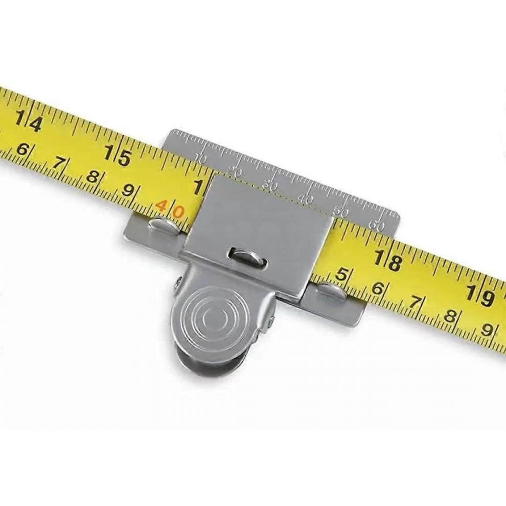 Measuring Tape Clip Stainless Steel Woodworking Convenient Measure Precise Locate Tool Decoration Accessories Woodworking Tools 7632237810461