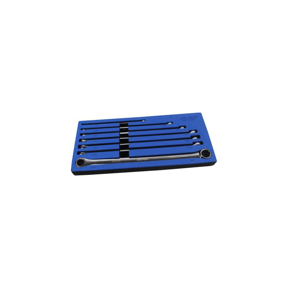 (Default) Us Pro 7Pc Aviation Double Ended Ring Extra Long Spanner Set 8 - 24Mm 3222 5021832441583