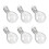 6-delige LED sfeerverlichting op zonne- , koperdraad, warmwit 6
