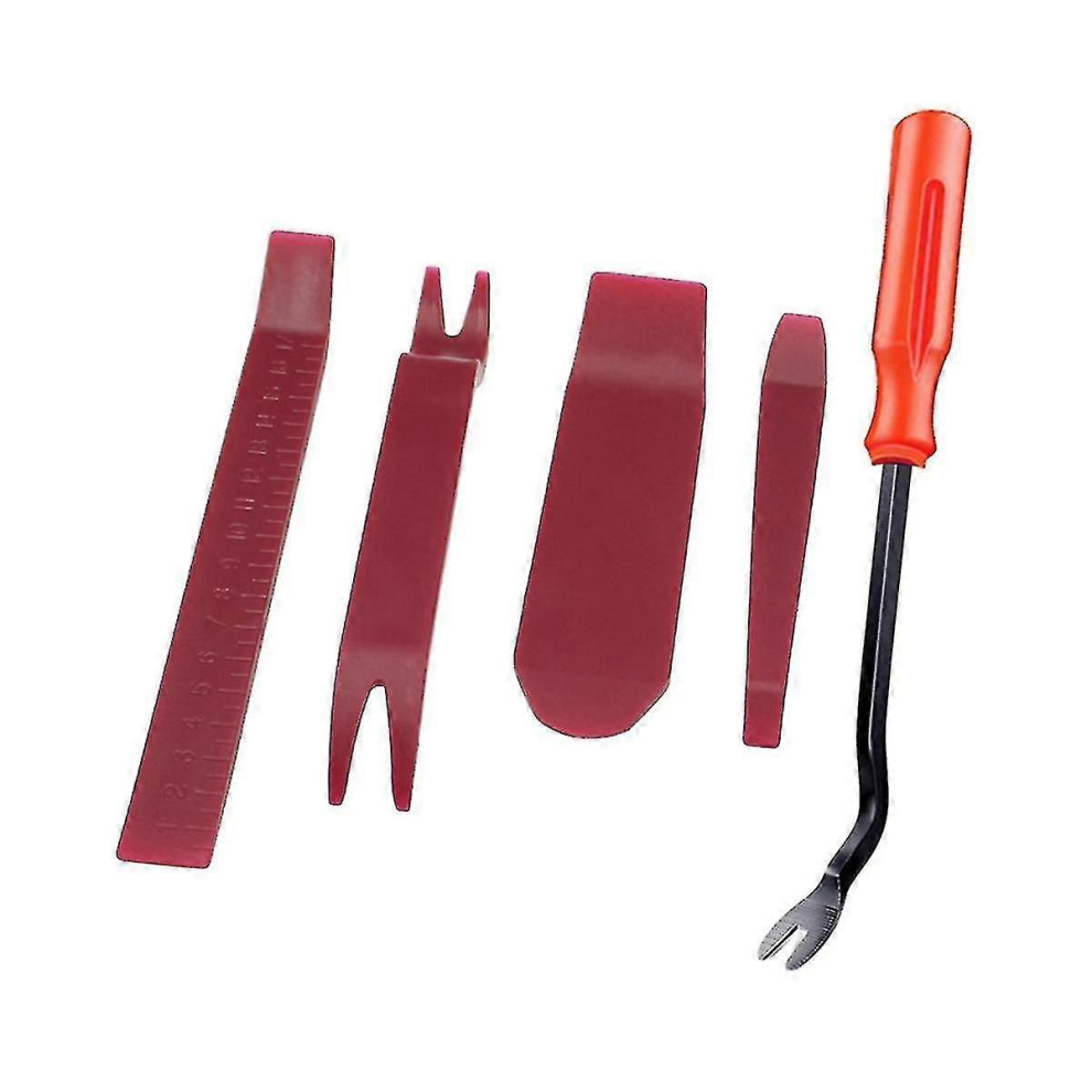 5-Piece Disassembly Tool Kit Car Audio Disassembly Tool Refit Pry Plate Interior Buckle Screwdriver Maintenance Toolas Shown 7632237811352