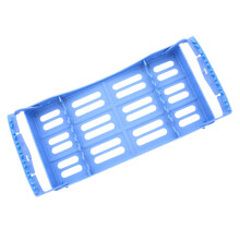 1Stk Sterilisierablage Dental Blau ABS Material Faltdesign Praktisch