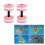 2 EVA waterhantels voor weerstandstraining (roze) 2