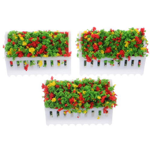 3 Decoratieve Plantenbak Hars Miniatuur
