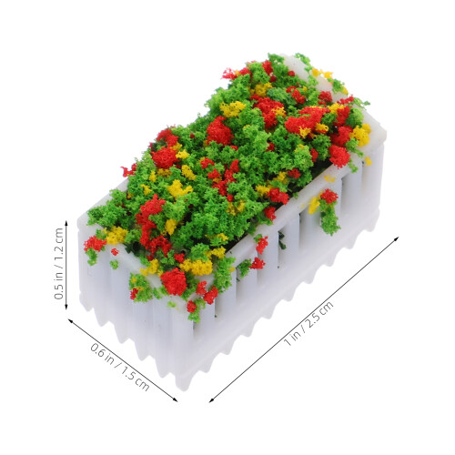 3 Decoratieve Plantenbak Hars Miniatuur 2
