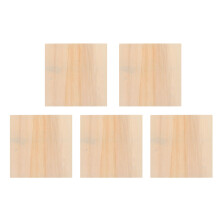 5er-Pack unbehandelte Holztafeln, DIY-Holz-Fotorahmen, Lehm-Fotohalter