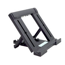 faltbarer mini tablet halter für tablet und laptop schwarz