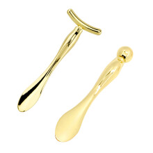 2Stk Augenmaske Spatel Löffel Schaber Augenmassager Für Frauen Mädchen