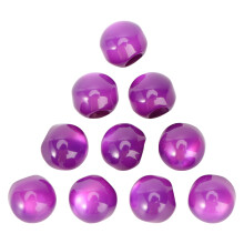 10Stk Lila Dekorative Rundknöpfe Resin Für DIY Und Taschen