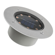 led solar erdspießleuchte 8 leds für außen warmweiß