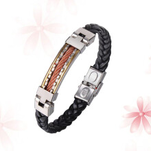 herrenarmband silikon, poliertes metallarmband