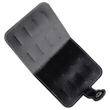 Clamshell Ukulele Plektrum Tasche Tragbar Staubschutz Halter Schwarz