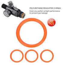 10 Stück 13,8 mm PU-O-Ringe für CO2/Luft Paintballwaffen-Tank Orange