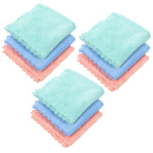10Stk Gesichtsreinigungstücher Coral Fleece, Weich, Farbig, Für Damen