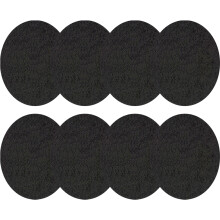 8 stk. runde feuerfeste isoliermatte 8,5 cm für räucherkegel