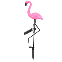 Solar-Gartenleuchte Flamingo Aus ABS Bunt Wetterfest