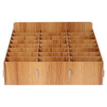 1Stk Mehrfach Handybox Holz Schokolade Telefonorganizer Mit 24 Fächern