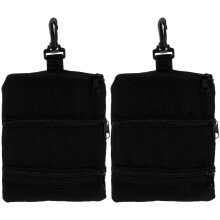 2 stück tragbare tasche für tee aufbewahrung ballbeutel schwarz