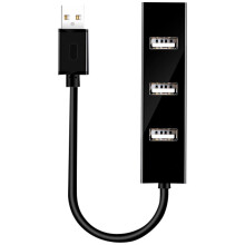 1 high-speed 4-port usb-2.0-hub, splitter, kabel, adapter