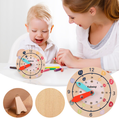 Multiple Color Child (Multi-color) Children's Clock Teaching To Help Children Learn Analog ...