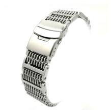 Silbernes Edelstahl Armband Ersatz Für Uhr Und Handgelenk