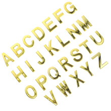 26-tlg. selbstklebende Alphabet-Schilder für Tür, Zuhause, Hotel