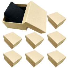 8Stk Beiger Kraftpapier Uhr Aufbewahrungsbox Reise Schmuck Organizer