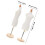 Miniature Doll Dress Form with Adjustable Stand Holder 2