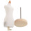 Miniature Doll Dress Form with Adjustable Stand Holder 10
