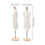 Miniature Doll Dress Form with Adjustable Stand Holder 3