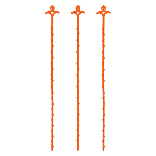 3Pièces Déboucheur Drain ABS Orange Pour Évier Douche Lavabo