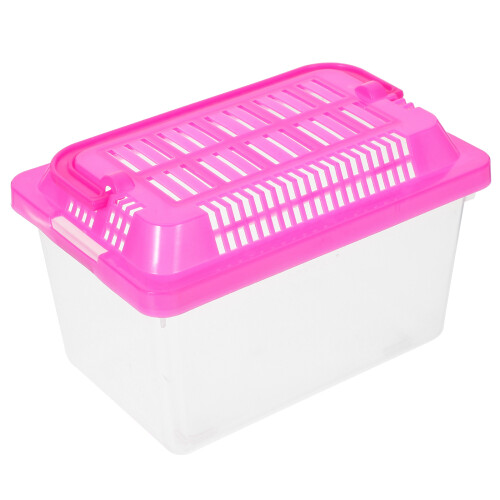 Plastic Handheld Aquarium Reptiel Voederbox En Duurzaam