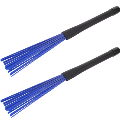 1 paar nylon-draht schlagzeugbürsten mit aufbewahrungstasche
