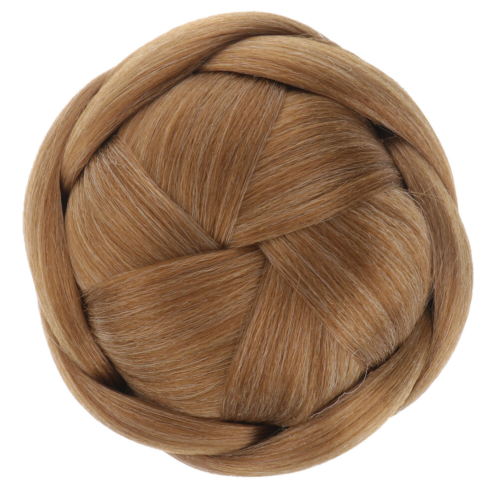 Inoomp Unisex Hairpiece Buns Wig Wavy Bun Child 13.00X13.00x6.00cm
