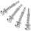4pcs Spring Loaded Plunger Latches for Window Screen 6