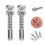 4pcs Spring Loaded Plunger Latches for Window Screen 5